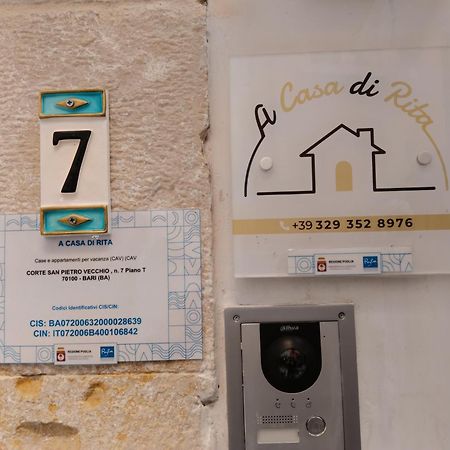 Apartamento A Casa Di Rita Bari Exterior foto